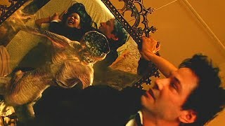 Constantine redirecting a demon through a mirror