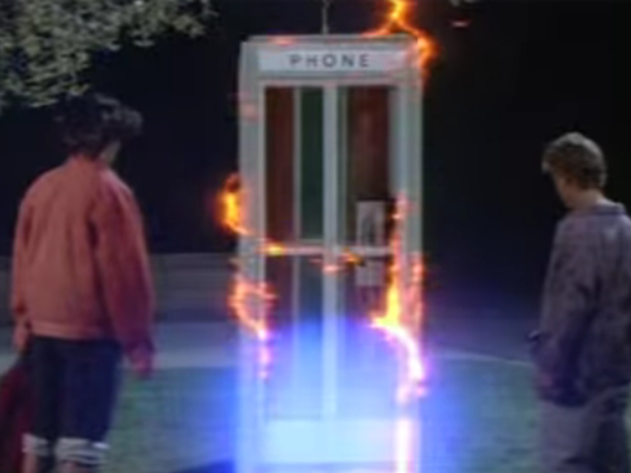 Watching the time machine